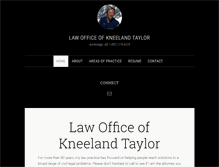 Tablet Screenshot of kneelandtaylor.com